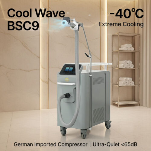 Professional Skin Cooling System - CoolWave BSC9 Advanced -40°C Cryo-Therapy for Aesthetic Procedures