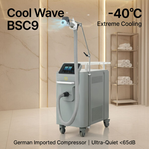 Professional Skin Cooling System - CoolWave BSC9 Advanced -40°C Cryo-Therapy for Aesthetic Procedures