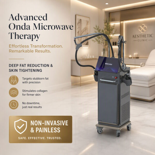 Professional Onda Microwave Body Sculpting Machine - Targeted Fat Reduction & Skin Tightening System